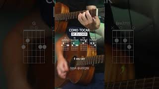 COMO TOCAR Se Eu Cair no VIOLÃO #leiqs #louvor #comotocarviolao #gospel #auladeviolao