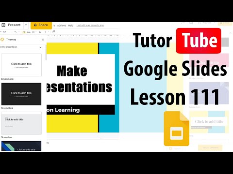 Google Slides Tutorial Lesson 1 Accessing Google Slides