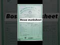 Board of open schooling and skill education secondary marksheet #bosse #news