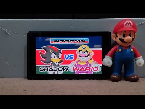 Mario Reacts to Shadow the Hedgehog vs Wario Animation – Multiverse Wars!