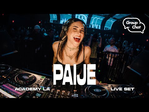 Paije LIVE at Group Chat Club LA [BOUNCE / HARD GROOVE /  HARD TECHNO]