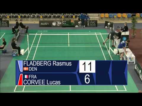 Rasmus Fladberg vs Lucas Corvee (MS, QF) - Orleans Intl. 2016