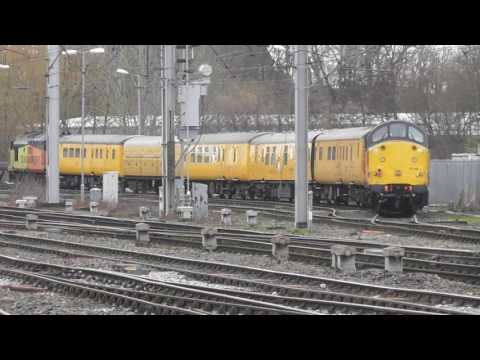 Rail Traffic at Carlisle - Class 66s & Class 37s - 3rd January 2017