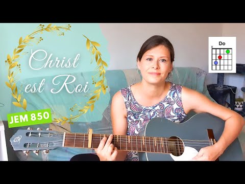 Christ est Roi - Chant chrétien facile en 4 accords de guitare - Tuto louange