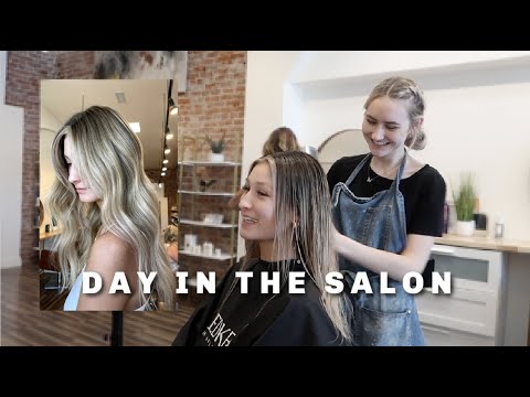 SALON DAY IN MY LIFE (HAIRSTYLIST EDITION) | Reiley...