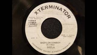 Sizzla - Babylon Cowboy w/ Version - Xterminator 7&quot; 1997