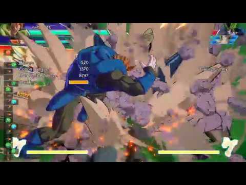DBFZ Android 16 BnB combo 4800 damage to Space Jam v2