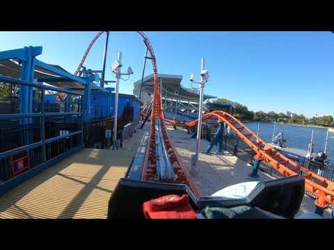 Front row point of view footage of Ice Breaker
