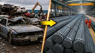 How the UK Turns 2 Million Dead Cars Into New Steel. Scrap Metal Recycling Documentary