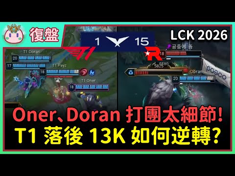 【魚丸復盤】LCK CUP 小組賽 T1 vs KT｜近年職業賽場最大逆轉！哪些因素疊加造成這結果？意外讓車長賺到一件隊服！ #LCK2026 Ft. 車長、Azhi
