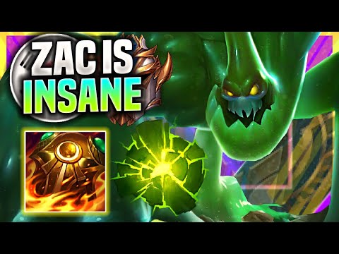 NEW ZAC CLEAR SPEED IN INSANE! - Korean Challenger Plays Zac Jungle vs Diana! | Season 11