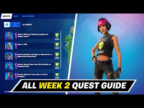 How to Complete All Week 2 Epic Quests Challenge Guide in Fortnite Chapter 2 Season 7