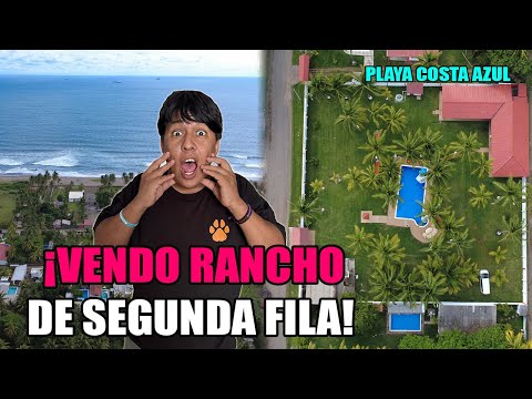 Rancho de Playa en Venta de Segunda fila a 1 minuto de Costa Azul en Sonsonate