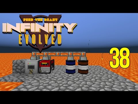 Minecraft FTB Infinity Evolved Ep: 38 - Quick Easy RF Lava Generator