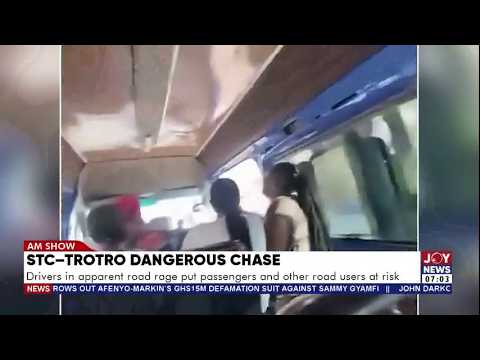 Some Ghanaians raise road safety concerns after dangerous chase involving an STC and a trotro driver