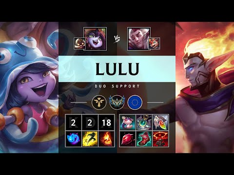 Lulu Support vs Rakan - EUW Challenger Patch 14.23