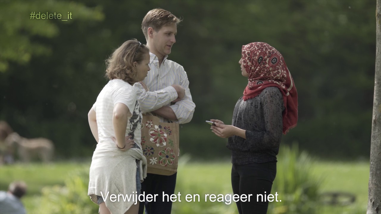  #Delete_it. Een filmpje voor de online haters.