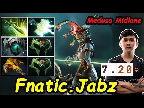 Fnatic.Jabz - [Medusa] Midlane WraithBand THEBestBuild in 7.20  VS. Teammate Fnatic.MP | Dota2 Rank