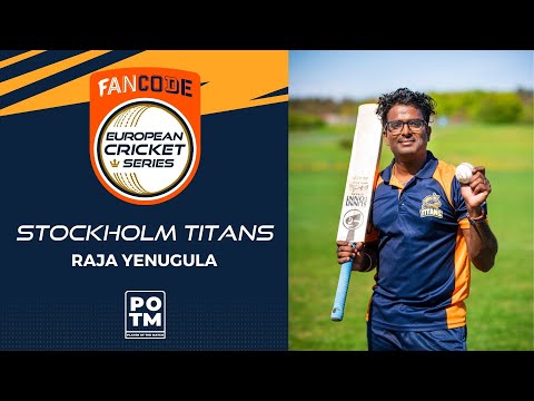 POTM: R.Yenugula - STI vs LKP | Highlights | FanCode ECS Stockholm, Sweden Day 3 | ECS22.203