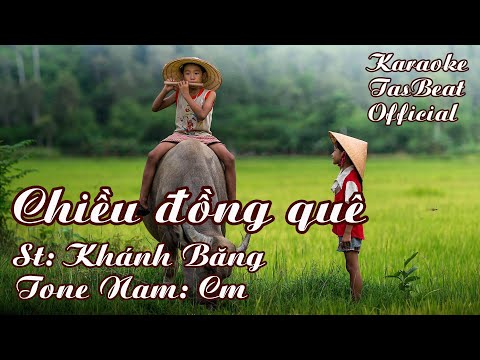 Karaoke Chiều Đồng Quê Tone Nam | TAS BEAT