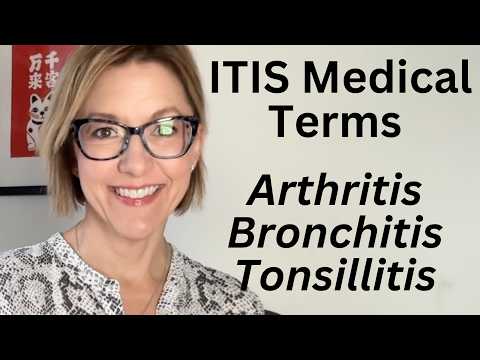 Learn How to Pronounce Arthritis, Bronchitis, Tonsillitis & More | -ITIS Medical English Stress Rule