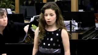 Clare Henry- 9 years old, Panis Angelicus
