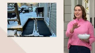HeatTrak Outdoor Heated Snow Melting Walkway Mat with Power Unit on QVC