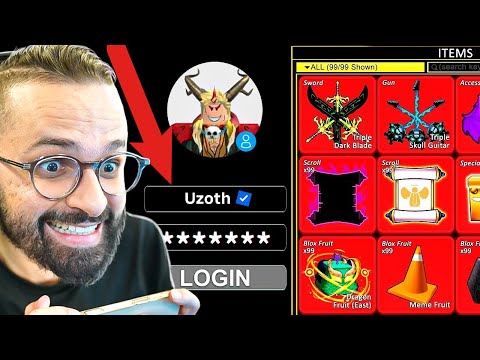 🎮 I LOG INTO the BLOX FRUITS ADMIN ACCOUNT! 😱 I used SECRET COMMANDS...