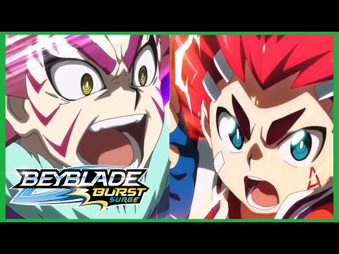 BEYBLADE BURST Surge Episode 14 Dub - Lane vs Aiger