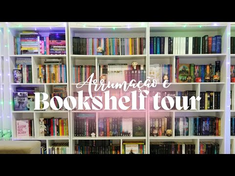 Vlog de arrumao + BookshelftTour