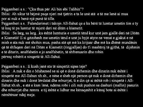 BISEDA E MUHAMMEDIT S.A.V.S ME IBLISIN E MALLKUAR