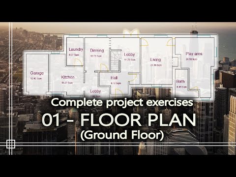 Autocad Complete tutorial for beginners Full tutorial 1h40m