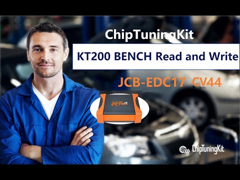 KT200 ECU Programmer Test Video - BENCH Mode JCB EDC17 CV44