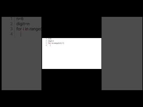 Write A Python Program To Print A Pattern Reverse Right Angled Triangle