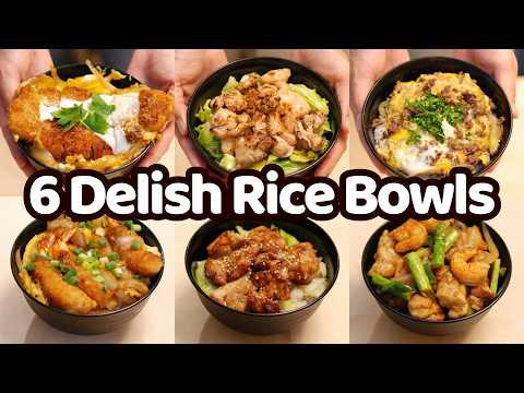 6 Easy Rice Bowls (High Protein & Delish) | Secret Recipes Revealed!