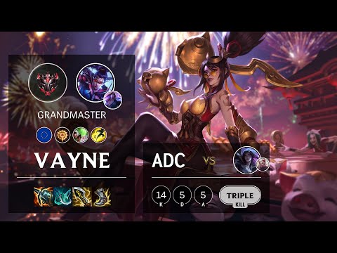 Vayne ADC vs Kai'Sa - EUW Grandmaster Patch 11.4