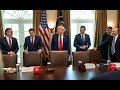 President Trump Participates In A Cabinet Meeting Apr 30 2025