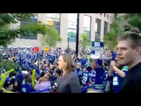 Burrows goal interrupts CBC reporter