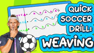 Quick soccer drills: Weaving (for ages 5-12) ⚽️