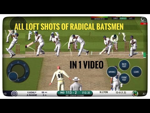 All Loft shots of Radical batsmen in 1 video || Rc20