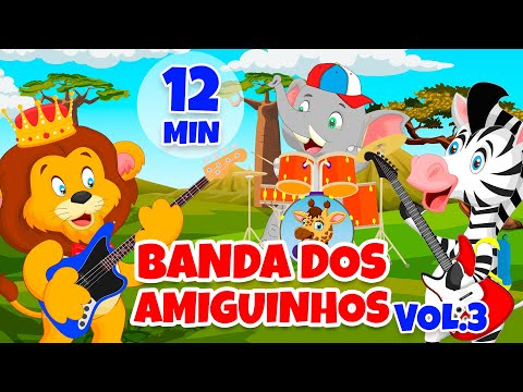 Banda dos Amiguinhos Vol. 3 - Giramille 12 min | Desenho Animado Musical