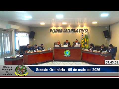 Sessão Legislativa Câmara Municipal de Jandaia - Goiás