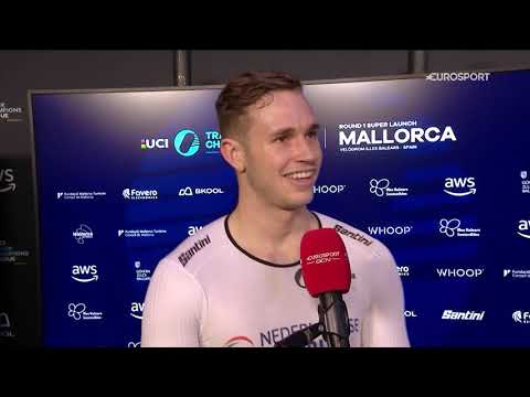 UCI TCL Mallorca 2021 - Harrie Lavreysen's interview after winning the sprint race