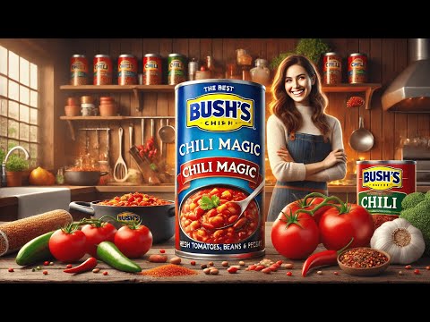 🌶️ Bush's Chili Magic Campfire Style Chili Medium | Best Bush’s Chili Magic 🍲