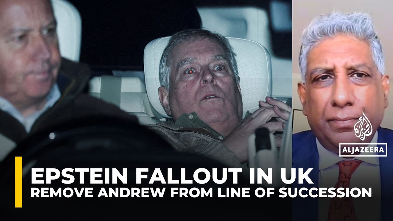 UK weighs removing ex-Prince Andrew from succession line amid Epstein probe