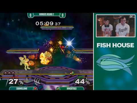 Fish House 7 SSBM - Obamallama (Samus) Vs. ImmortalB (Falco) Winners Round 2
