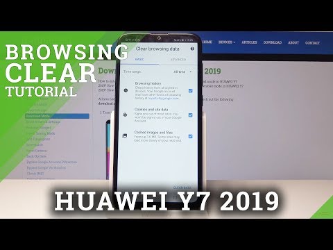 HUAWEI Y7 2019 CLEAR BROWSING DATA / RESET BROWSER