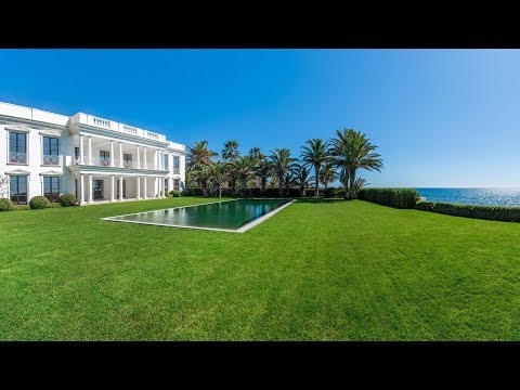 Magnificent Beachfront Mansion, west of Marbella