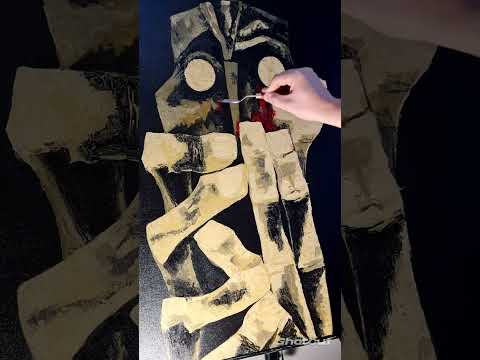 Reproducción de obra de Guayasamín_ segunda parte (proceso de trabajo)