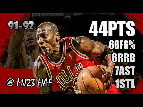 Michael Jordan Highlights vs Bucks (1992.01.03) - 44pts, Still Not Enough to Win!